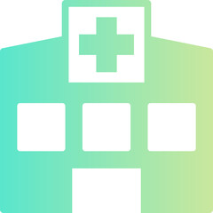 Obraz premium hospital icon