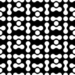 Circles, geometrical shapes seamless pattern. Modern ornament. Ethnic wallpaper. Geometric background. Contemporary backdrop. Digital paper, textile print, abstract image. Vector