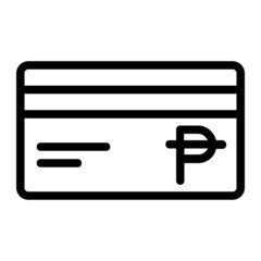 Philippine Peso Debit Card Icon