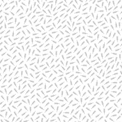 Tree branch black and white vector seamless pattern. Forest