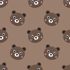 cute pattern for kids with bears