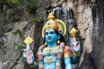 lord krishna statue ramayana cave Malaysia