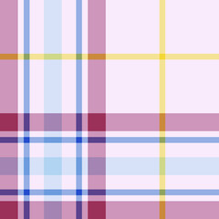 Seamless vector tartan pattern for fabric, textile, wrapping etc. Plaid background