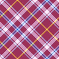 Seamless vector tartan pattern for fabric, textile, wrapping etc. Plaid background