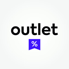 outlet sale tag post