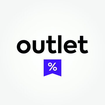 Outlet Sale Tag Post