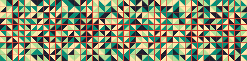 Obraz premium Abstract Geometric Pattern generative computational art illustration