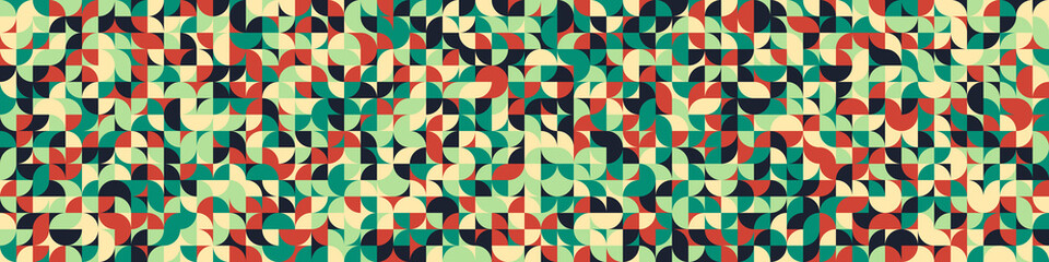 Abstract Geometric Pattern generative computational art illustration