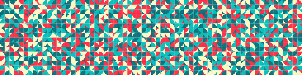 Abstract Geometric Pattern generative computational art illustration
