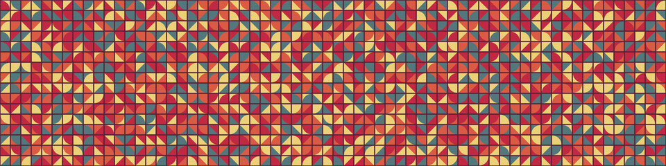 Abstract Geometric Pattern generative computational art illustration