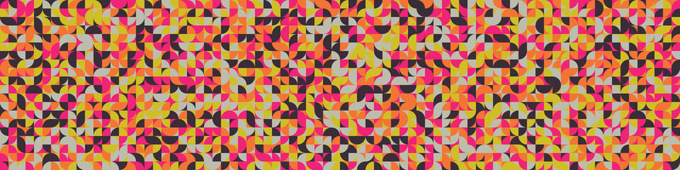 Abstract Geometric Pattern generative computational art illustration