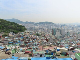 Obraz premium A Panoramic View of Busan 