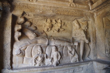 インド　世界遺産マハーバリプラムの建造物群