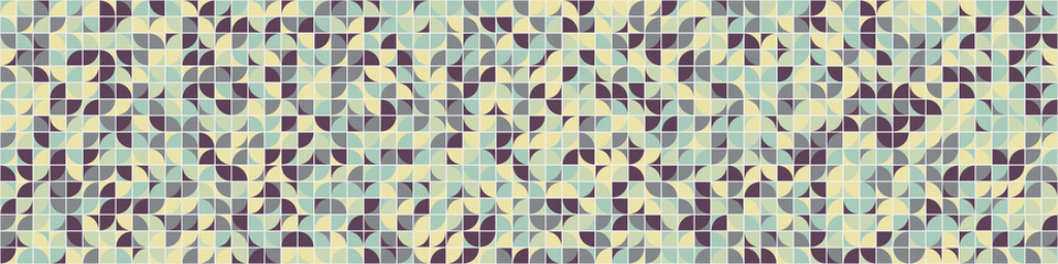 Abstract Geometric Pattern generative computational art illustration