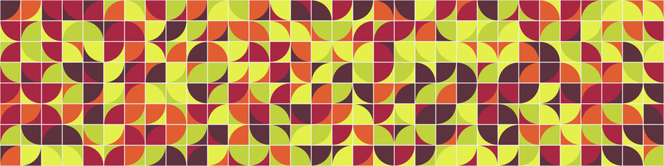 Abstract Geometric Pattern generative computational art illustration