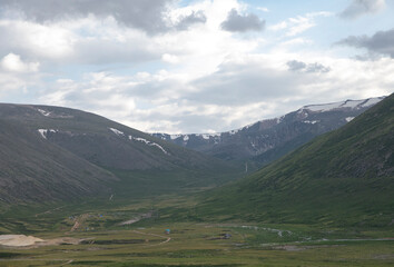 landscape with clouds