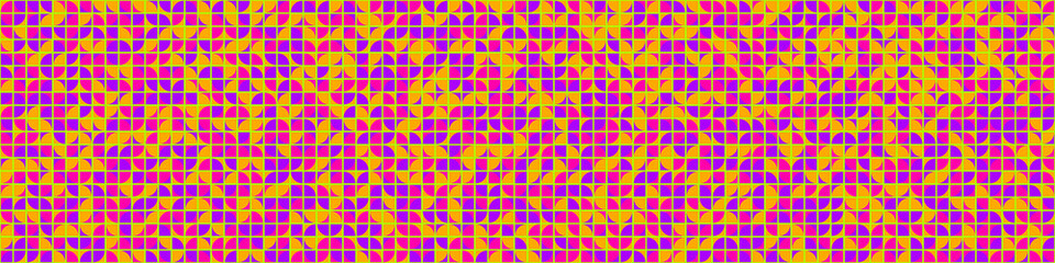 Abstract Geometric Pattern generative computational art illustration