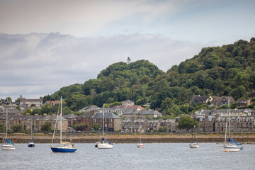 Fototapeta na wymiar View of Gourock in Scotland