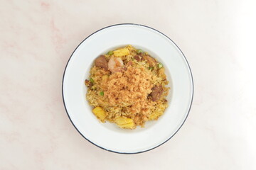 Thai seafood pineapple fried rice