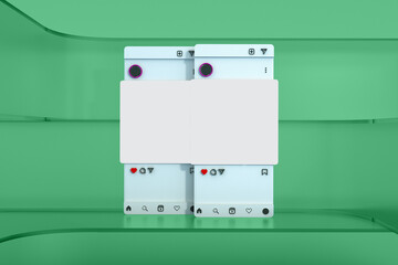 Social Media On Glass