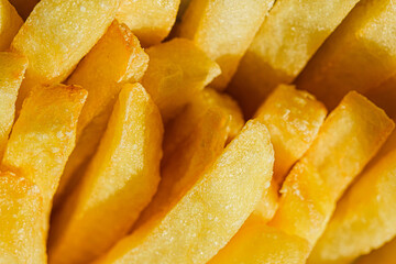 french fries close up