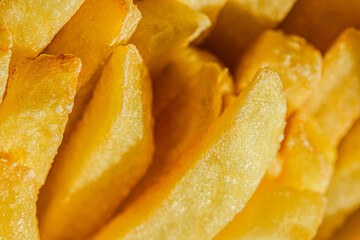 french fries close up