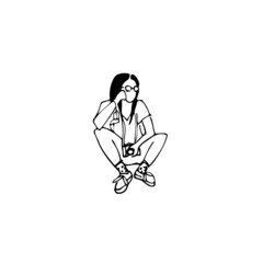 Ladylike sitting demonstrated