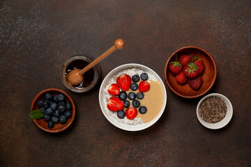 Breakfast with overnight oatmeal