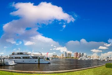 Obraz premium West Palm Beach Skyline - Florida