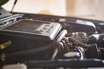 V8 Car engine 4 - obrazy, fototapety, plakaty