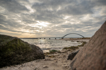 Fehmarnsundbrücke zur Insel Fehmarn an der Ostsee