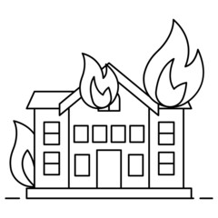 heat resistant home Vector Icon Design, urban and suburban house Symbol, Real Estate and Property Sign, Apartment and Mortgage Stock illustration, Fireproof Castle Concept