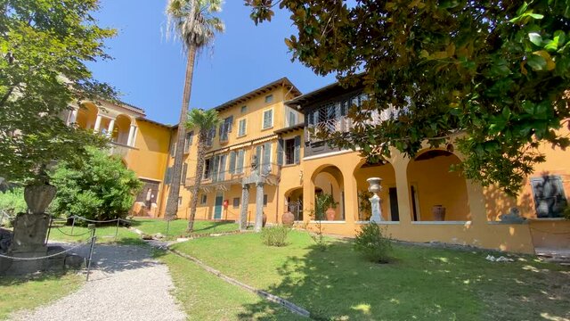 Il Vittoriale, Gardone, Italy, the west wing of Priory palace