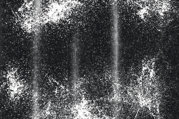 Obraz premium Grunge Black And White Urban. Dark Messy Dust Overlay Distress Background. Easy To Create Abstract Dotted, Scratched, Vintage Effect With Noise And Grain