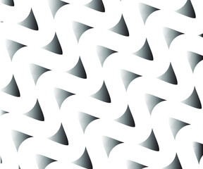 Wave line and wavy zigzag pattern lines. Abstract wave geometric texture halftone. Chevrons wallpaper. Digital paper for page fills, web designing, textile print. Vector art.