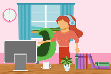 child with a watering can