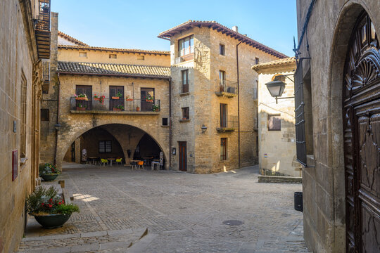 street of sos del rey catolico medieval town, Spain