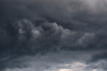 Fototapeta na wymiar storm clouds over the planet