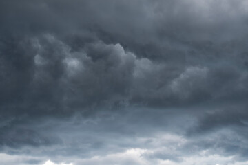 storm clouds over the planet