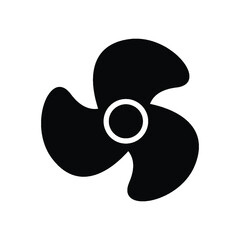 fan icon vector isolated on white background, Fan icon design illustration.