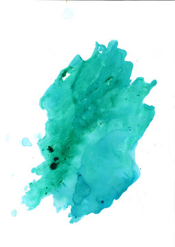 Abstract illustration painting watercolor colorful for background or backdrop.