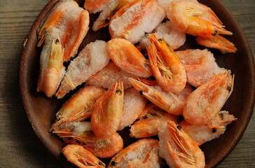 Frozen shrimp