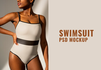 Editable Swimsuit Mockup