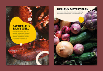 Printable Healthy Eating Poster Layout