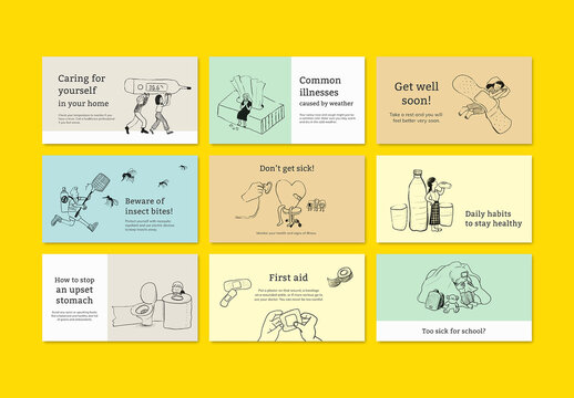 Editable Common Illnesses Layout Set