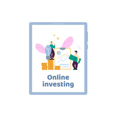 App for online crowdfunding investments to ideas and startups of entrepreneurs