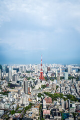 Fototapeta na wymiar 도쿄의 도시