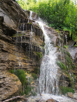 cascade du Pischer, secteur Bonneval sur Arc, Haute Maurienne