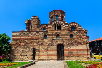 Fototapeta na wymiar Church of Christ Pantocrator in the old town of Nessebar, Bulgaria