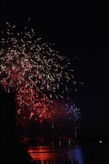 fireworks over the river